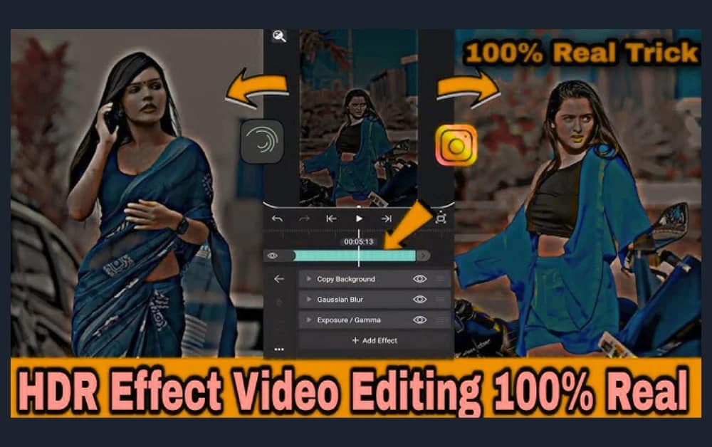 Free HDR effect feature in Alight Motion Mod for high-quality video enhancement (2025)