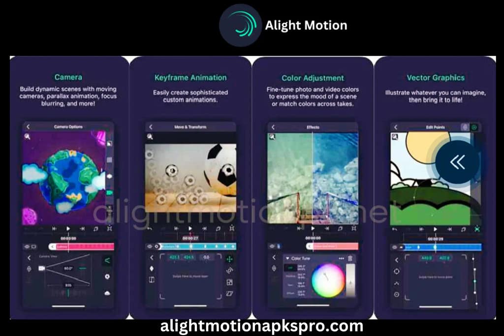 alight motion for ios features