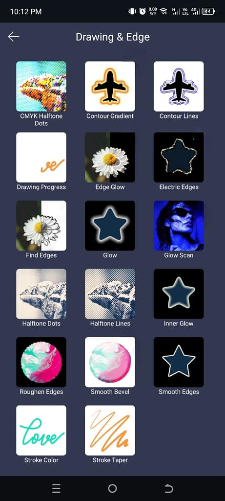 Drawing tools and edge effects in Alight Motion Mod APK for creative video design (2025)