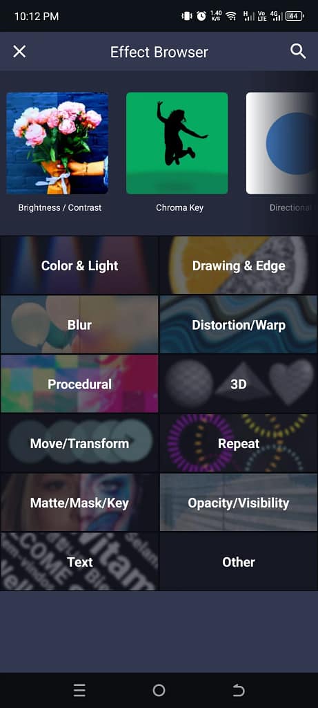 Visual effects available in Alight Motion Mod APK for dynamic video editing (2025)